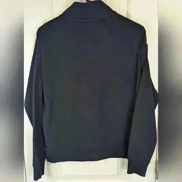 Old Navy Women's Black Quarter Zip Mock-Neck Fleece Sweatshirt Size Small - Picture 2 of 7